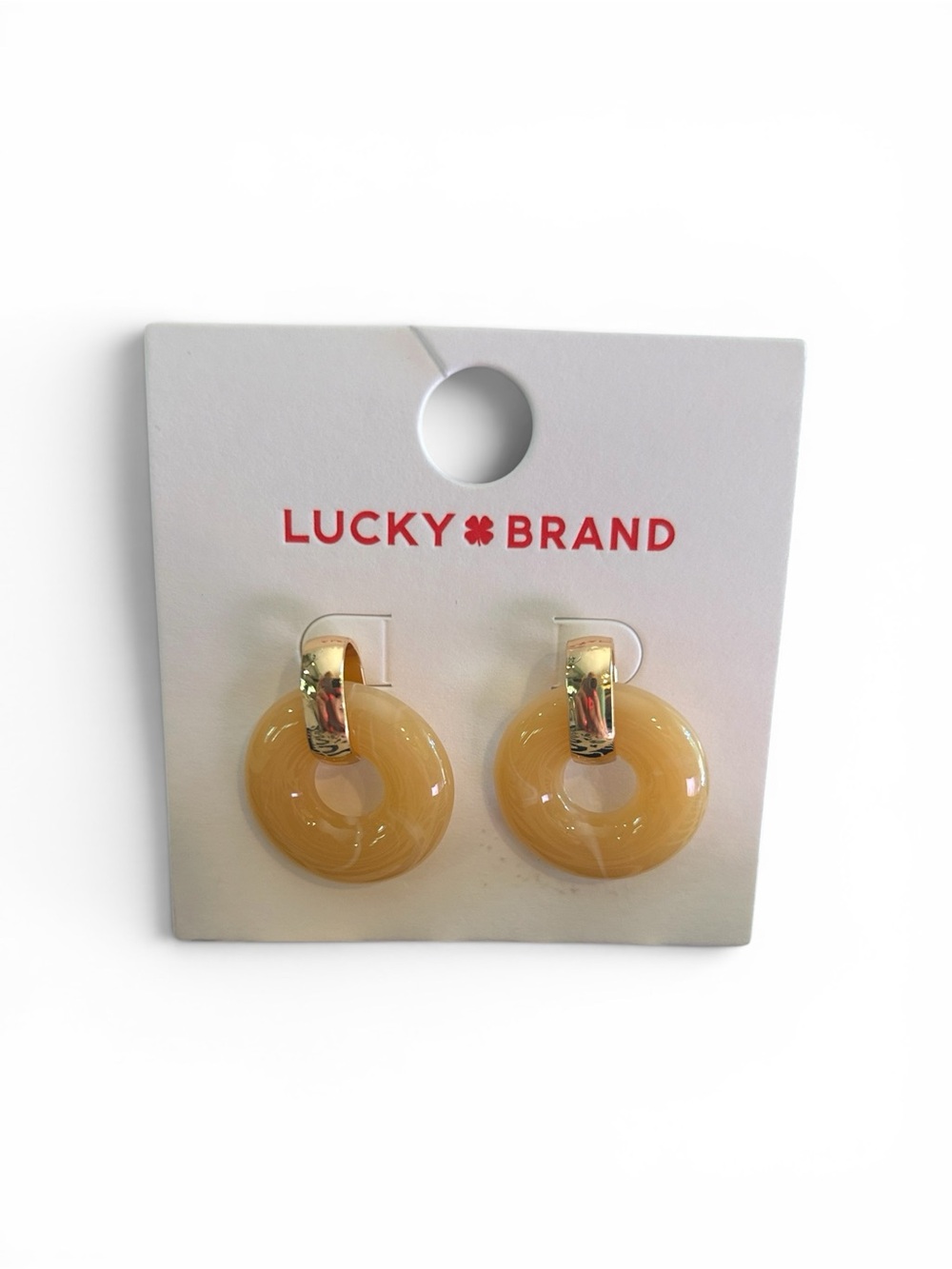 Lucky Brand Gold-Tone Mini Knot Stud Earrings